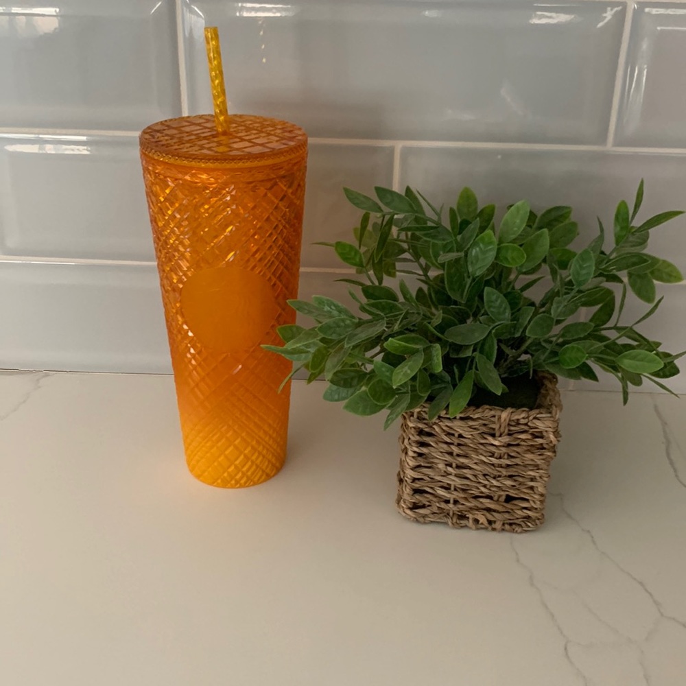 Ombré orange tumbler
